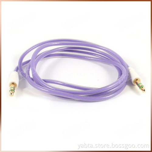 NEW 3.5mm Jack Car Stereo Cable Fluorescent Audio Cord